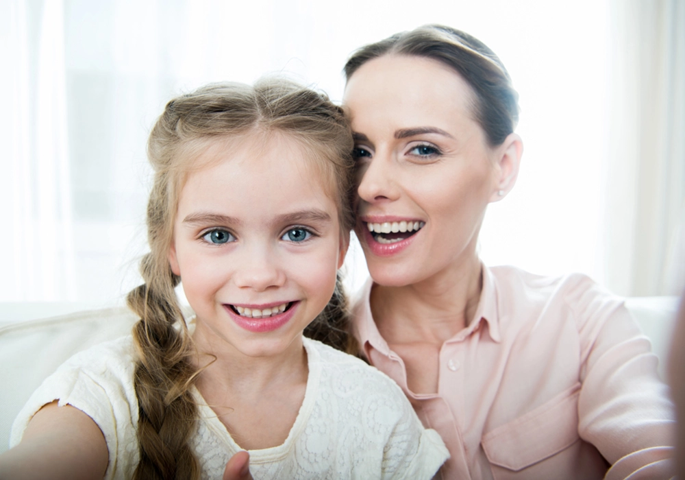 Child receiving airway expansion benefits